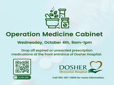 News Dosher drug drop set for Wednesday October 4th