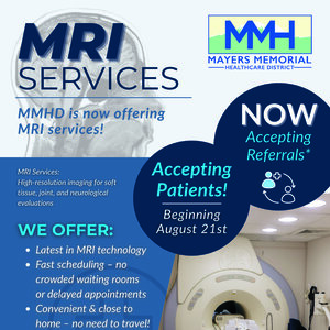 Mayers Memorial Healthcare District Brings MRI Services Close to Home
