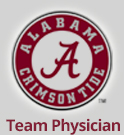 Alabama Crimson Tide Team Physician