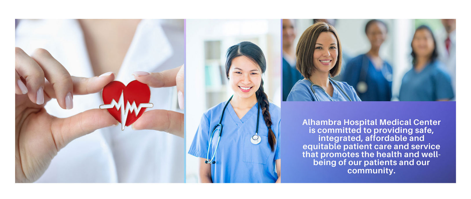 AHMC is committed to providing safe, integrated, affordable patient care and service that promotes the health and well-being of our patients and our community.
