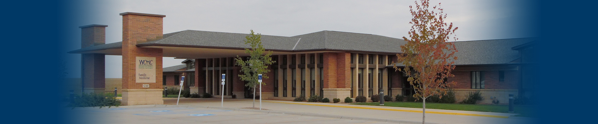 Banner picture of WCHC Family Medicine building.