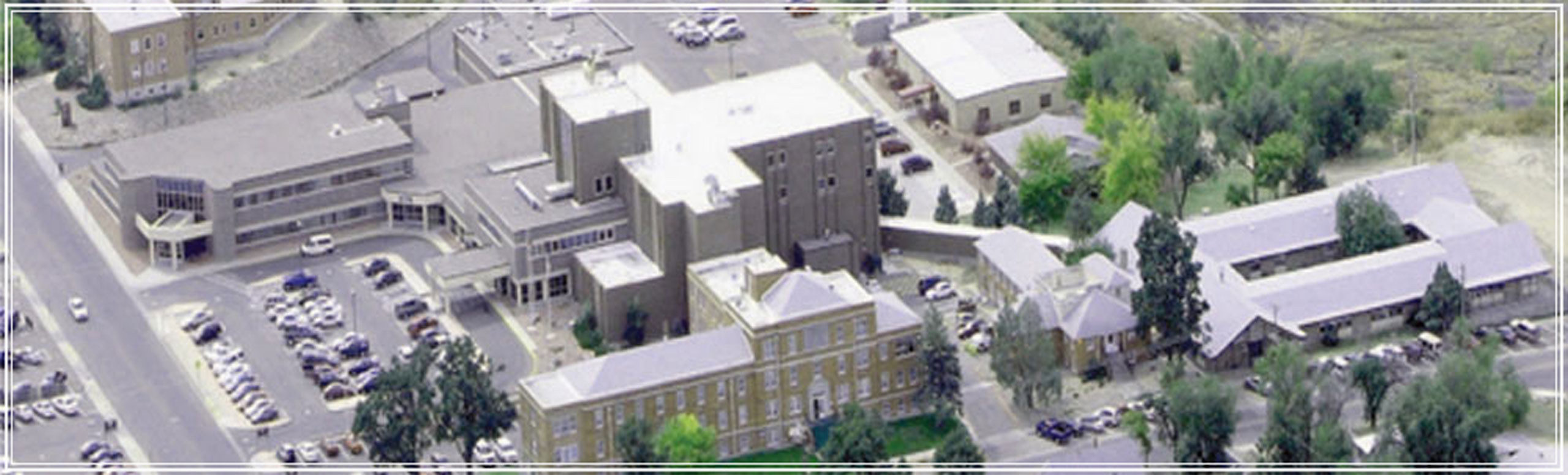 Picture of a sky view of Arkansas Valley Regional Medical Center