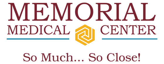 Memorial Medical Center Logo. It says:

MEMORIAL MEDICAL CENTER
SO Much . . .  So Close!