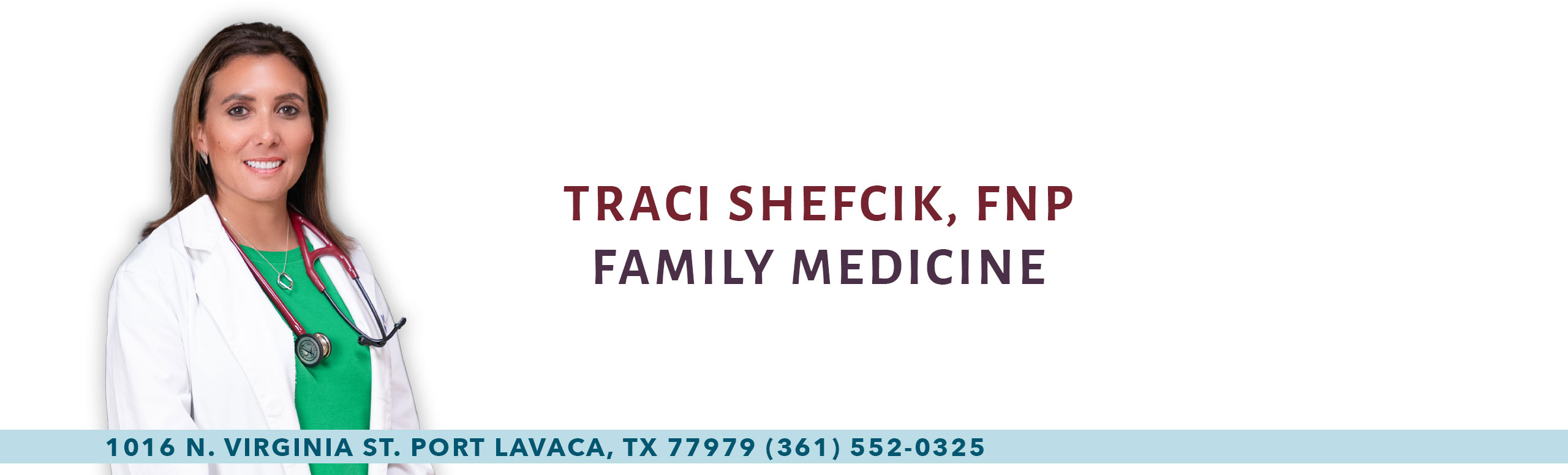Banner picture of Traci Shefcik, FNP
Family Medicine