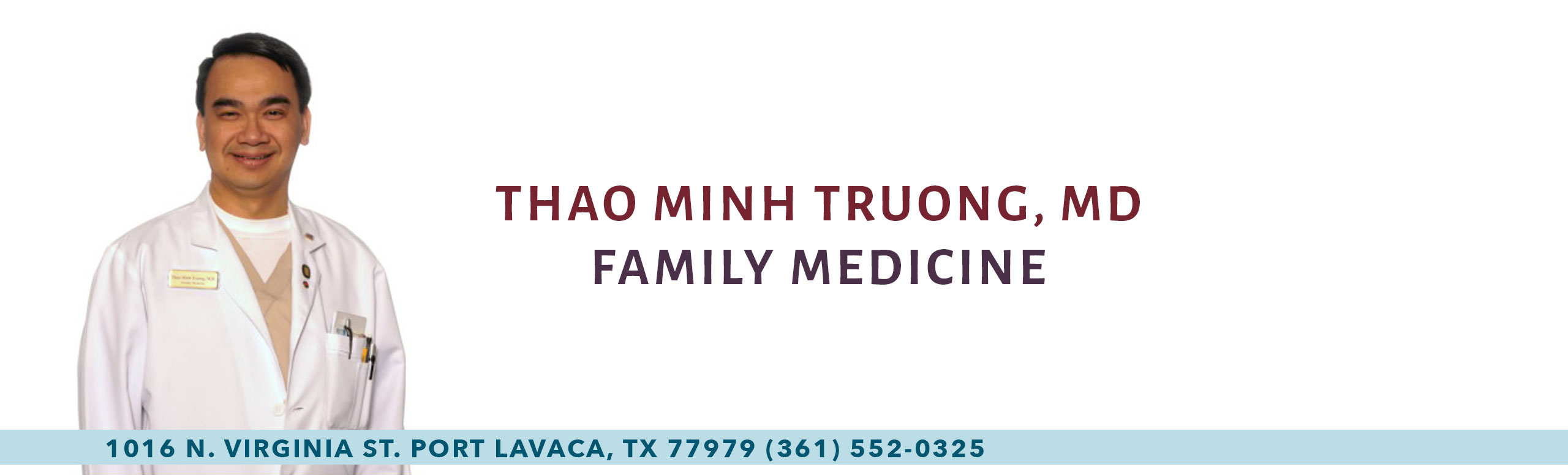Banner picture of Thao Minh Truong, MD
Family Medicine