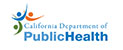 Banner picture of 3 circle figures that look like people with hands. It says:
California Department of Public Health