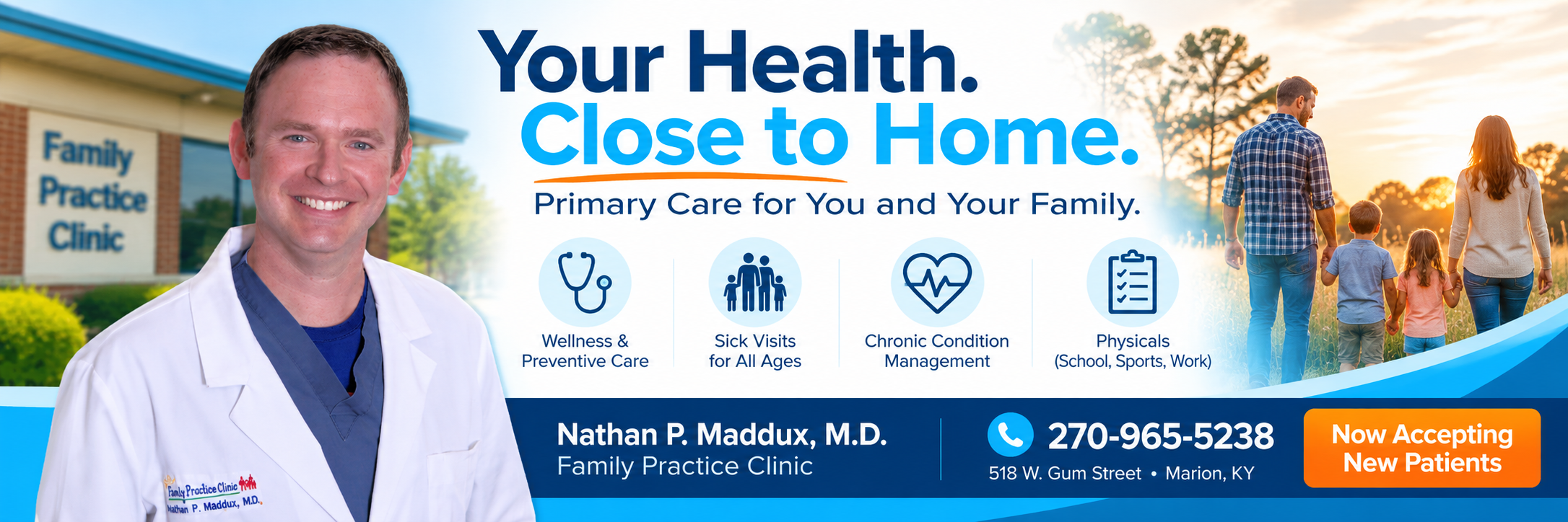 Now Accepting New Patients. Crittenden COMMUNITY HOSPITAL. Dr. Jonathan P. Maddux