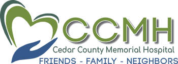 Banner picture of Cedar County Memorial Hospital logo.
