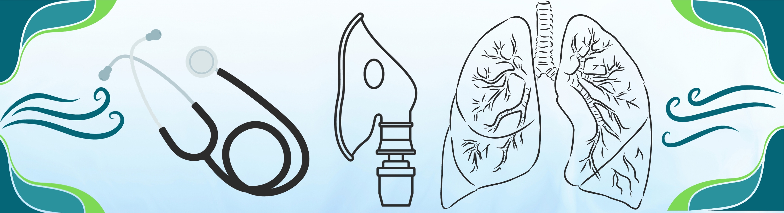 Banner picture of an oxygen face mask.