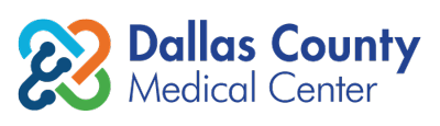 Dallas County Medical Center 
(logo) Logo of two chain's linked together with a stethoscope