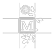 Healthcare cross with an "M" in the center of the cross.