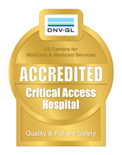 US Centers for Medicare and Medicaid Services

ACCREDITED
Critical Access Hospital

Quality & Patient Safety