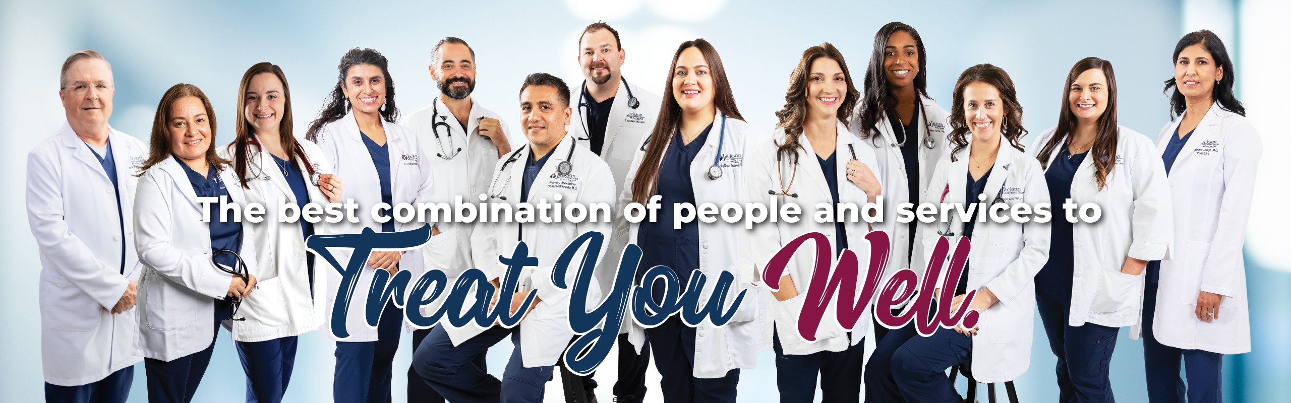The best combination of people and services to treat you well.