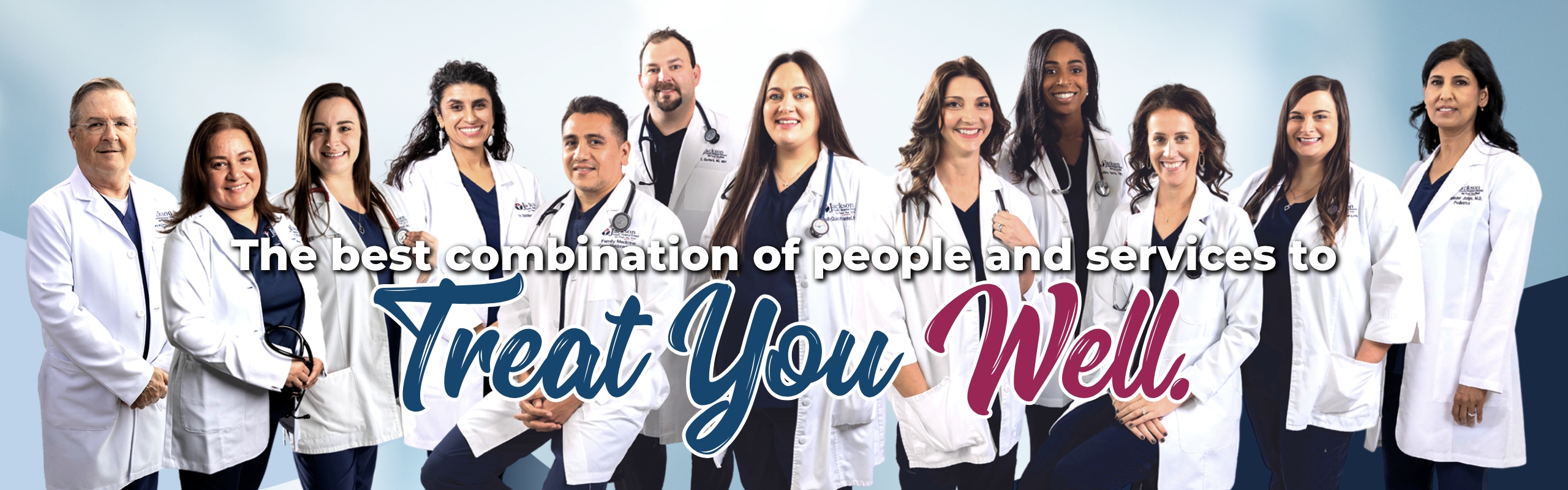 The best combination of people and services to treat you well.