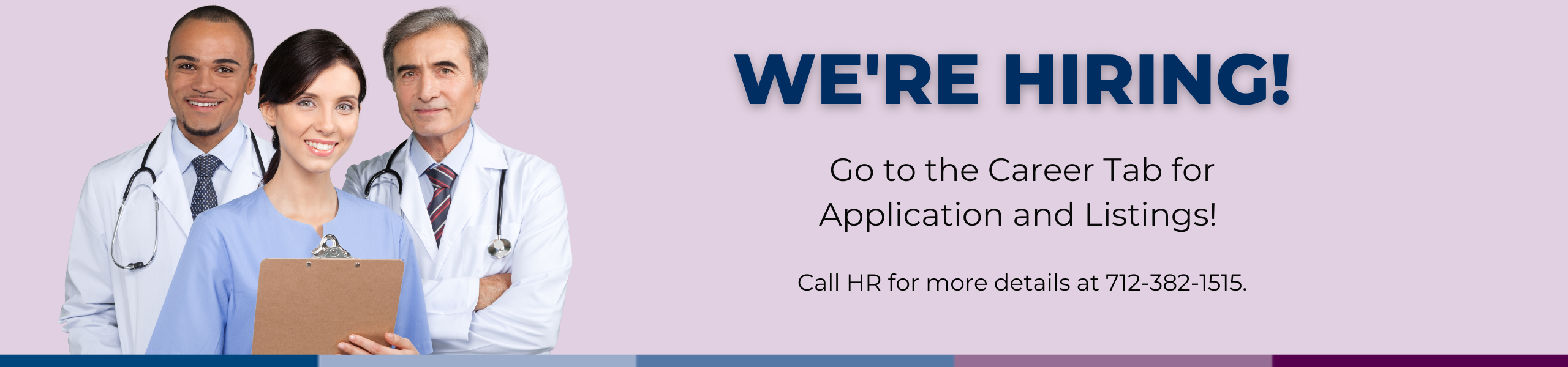 We're Hiring!
Go to the Career Tab for Application and Listings!
Call HR for more details at 712-382-1515.