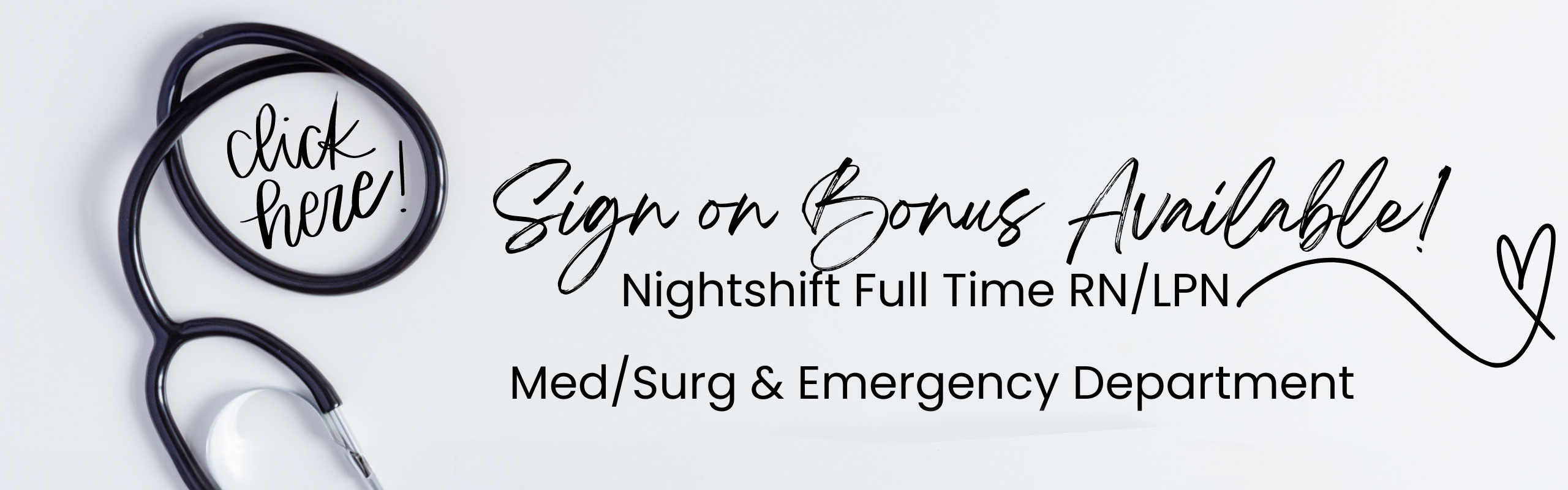 Sign on Bonus Available! Nightshift Full Time RN/LPN Med/Surg and Emergency Department & Quality Assurance/ Process Improvement Nurse