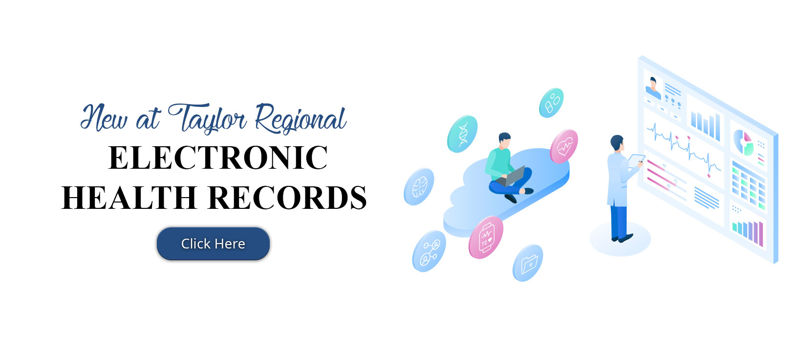 New at Taylor Regional
Electronic Health Records
Click Here to Learn More