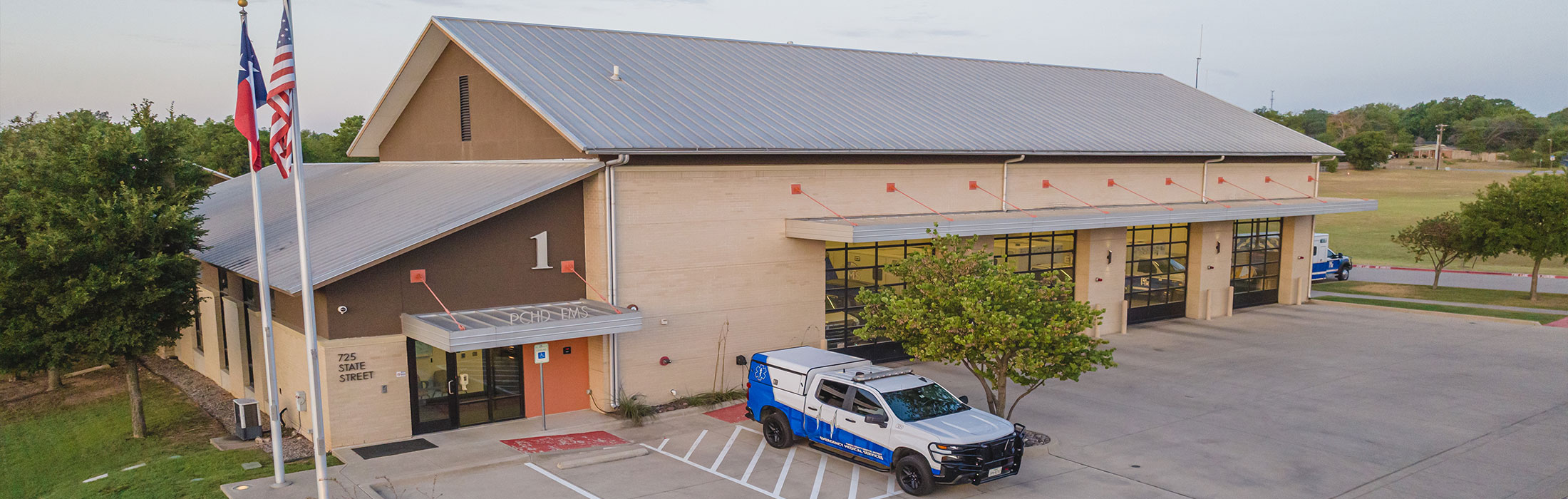 Parker County EMS building
725 State Street