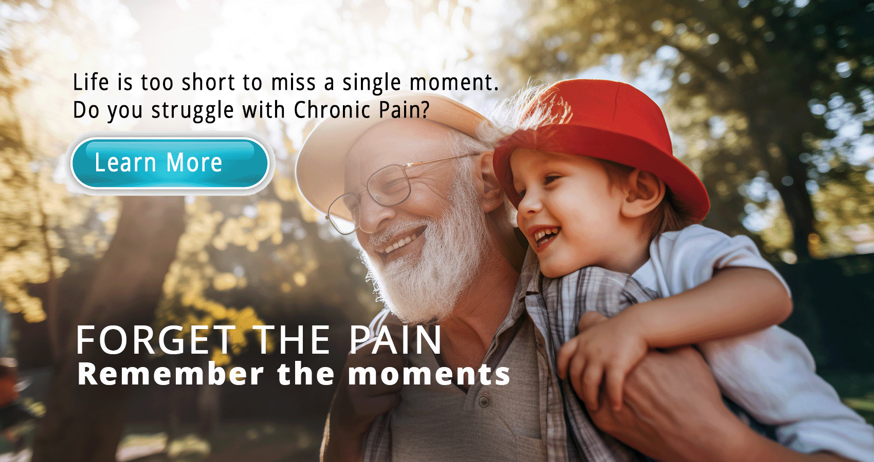 Forget the pain. Remember the moments. Life is too short to miss a single moment. If you struggle with chronic pain, learn more about Curry Health Network's pain management program.