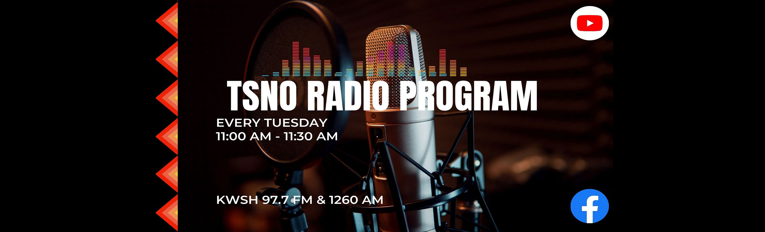 TSNO RADIO PROGRAM 
Every Tuesday 11:00AM - 11:30AM
