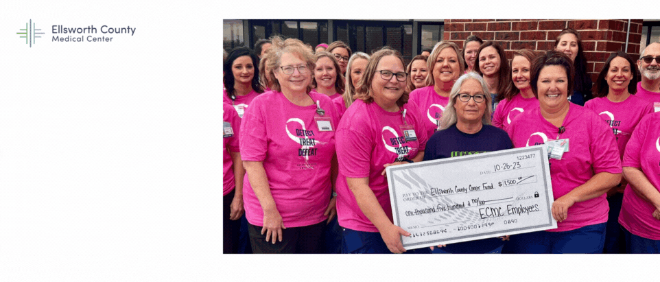 Employee Committee wishes to thank everyone who participated in the 1st annual pink out Ellsworth county day!