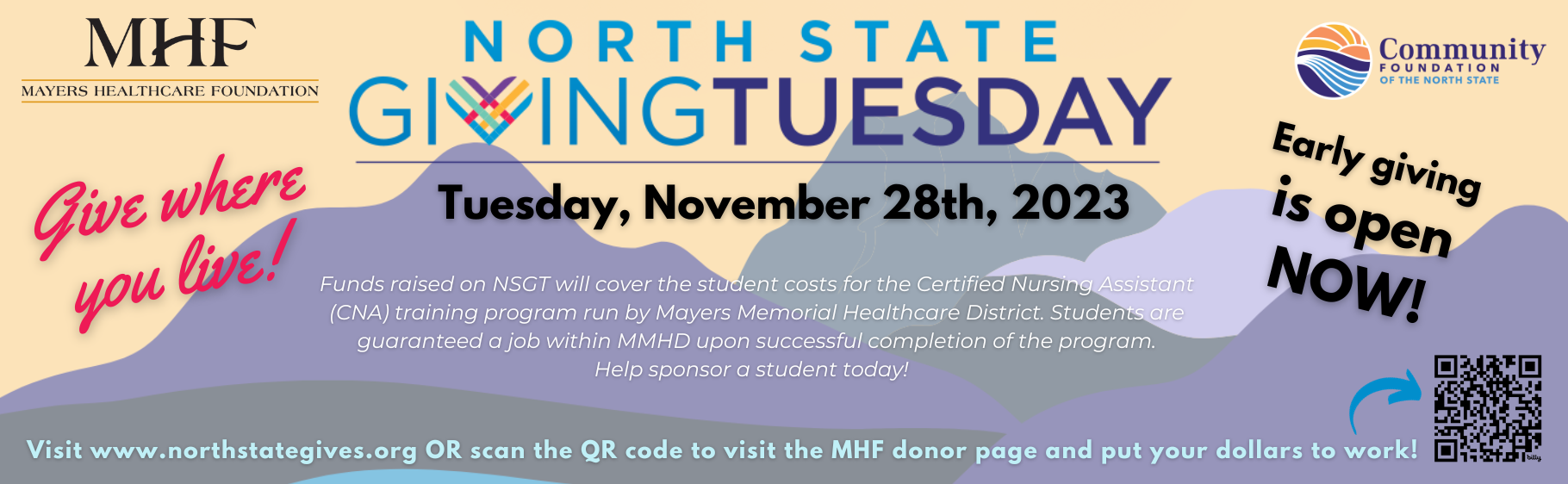 North State Giving Tuesday on November 28, 2023.