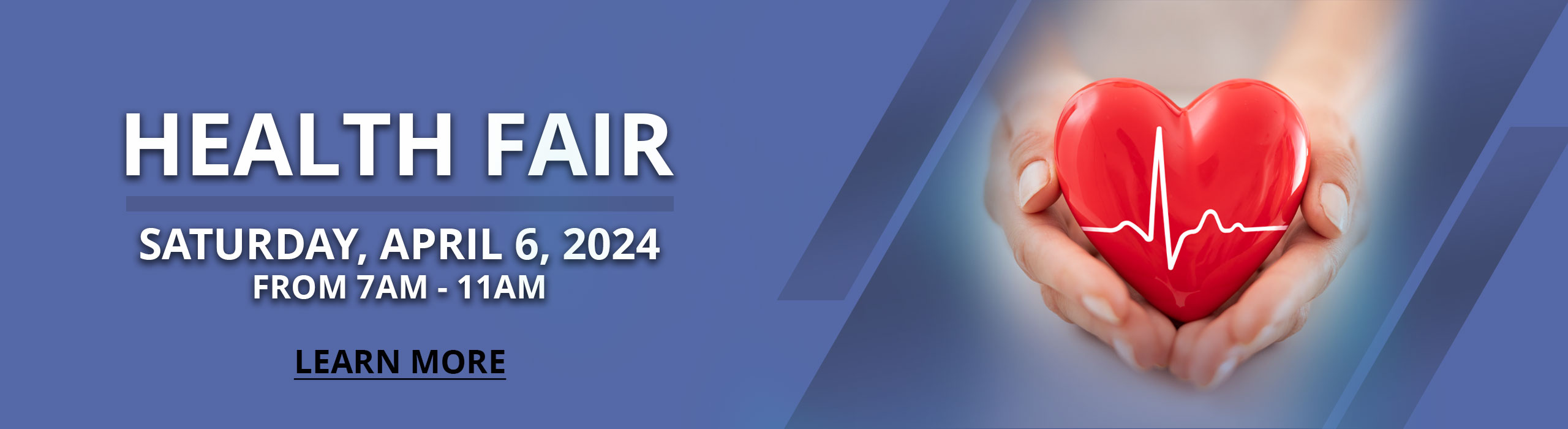2024 HEALTH FAIR IS APRIL 6TH. CLICK HERE TO FIND OUT MORE!