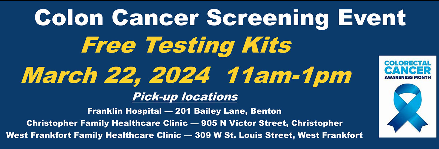Colon Cancer Screening Event

Free Testing Kits
March 22, 2024 11am - 1pm