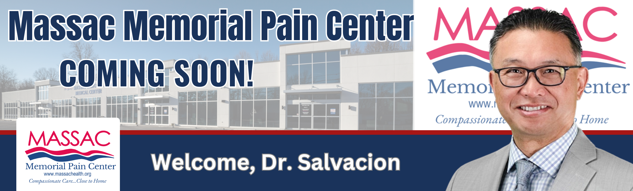 Massac Memorial Pain Center Coming Soon!

Welcome, Dr. Salvacion