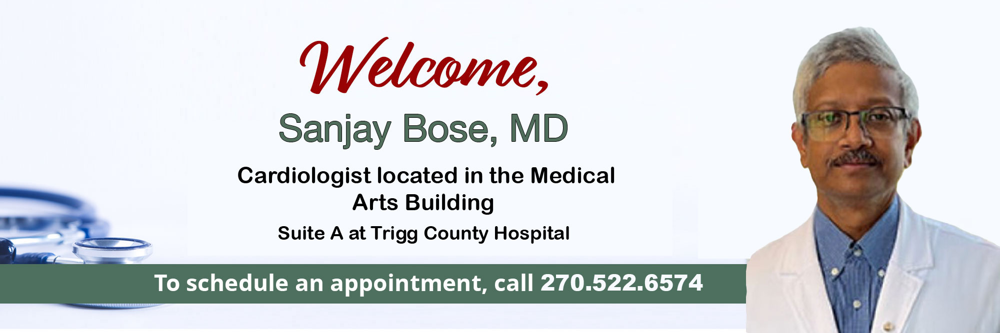 Welcome Dr Bose