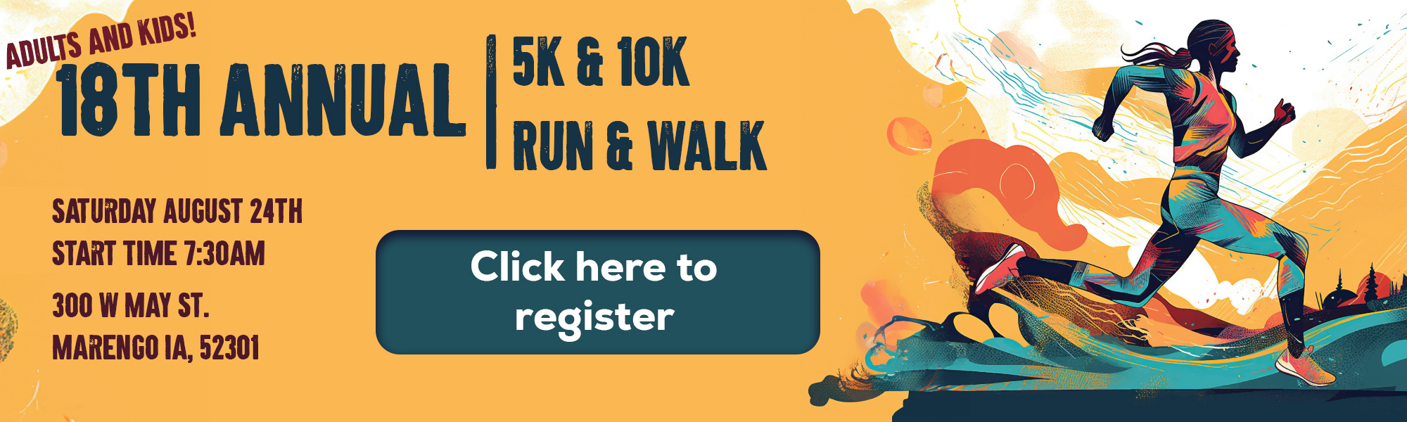18th Annual Run/Walk 5K and 10K Race Registration