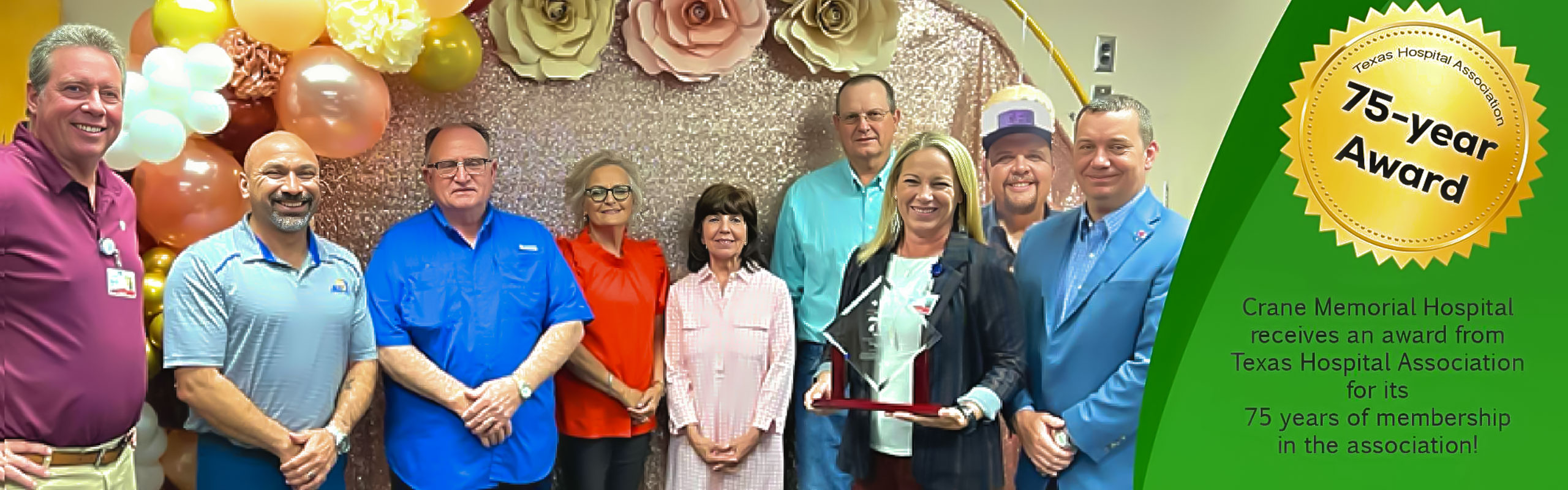 Crane memorial's 75 year of membership in the association