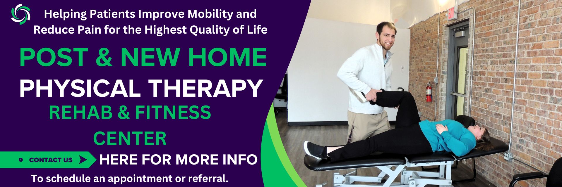 physical therapy, patient and therapist