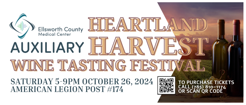 Heartland Harvest Wine Tasting Saturday October 26 5-9pm at the American Legion Post #174