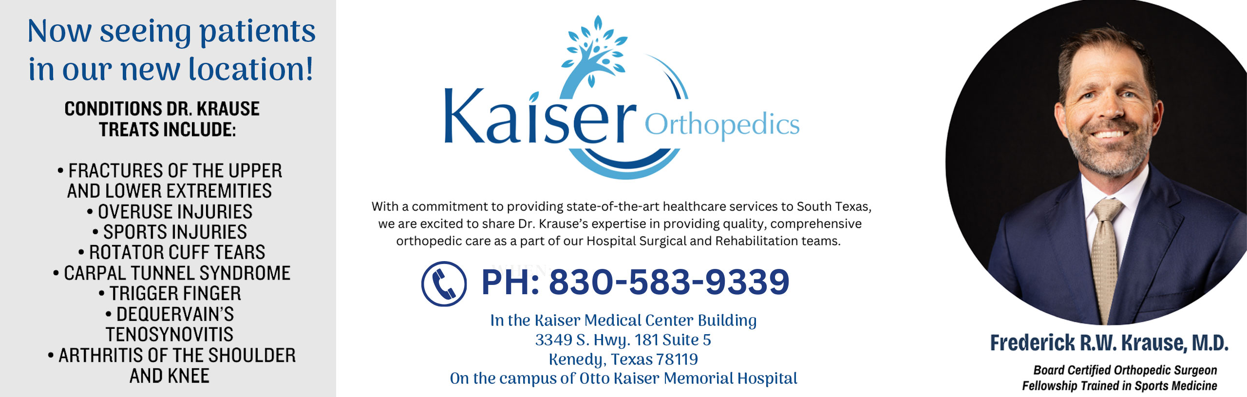 Kaiser Family Practice welcomes Dr Krause