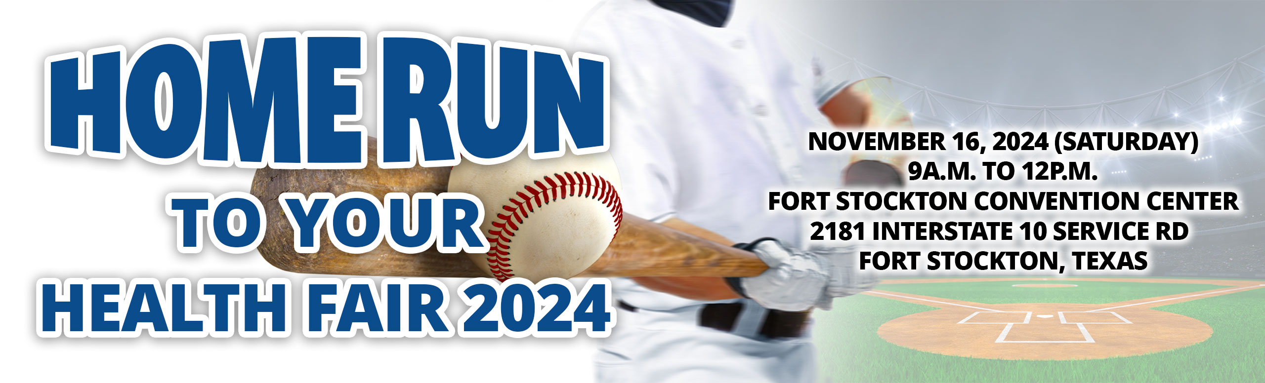 Home Run to Your Health Fair 2024