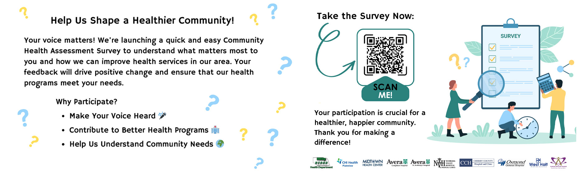 Help us shape a healthier community!