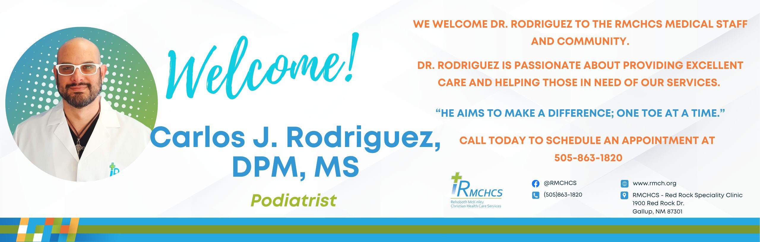 Welcome Banner Carlos Rodriguez