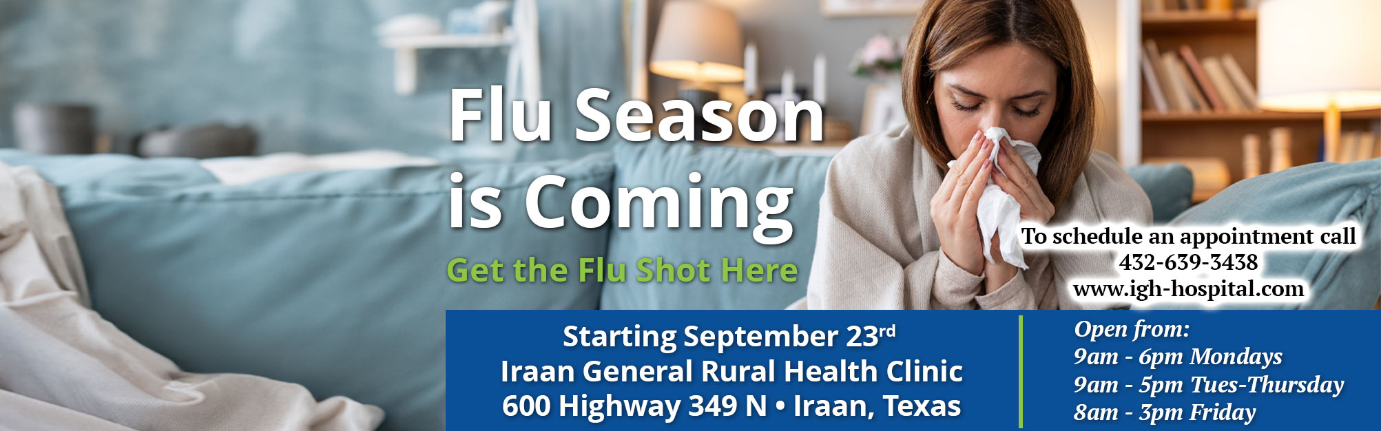 Flu season is coming