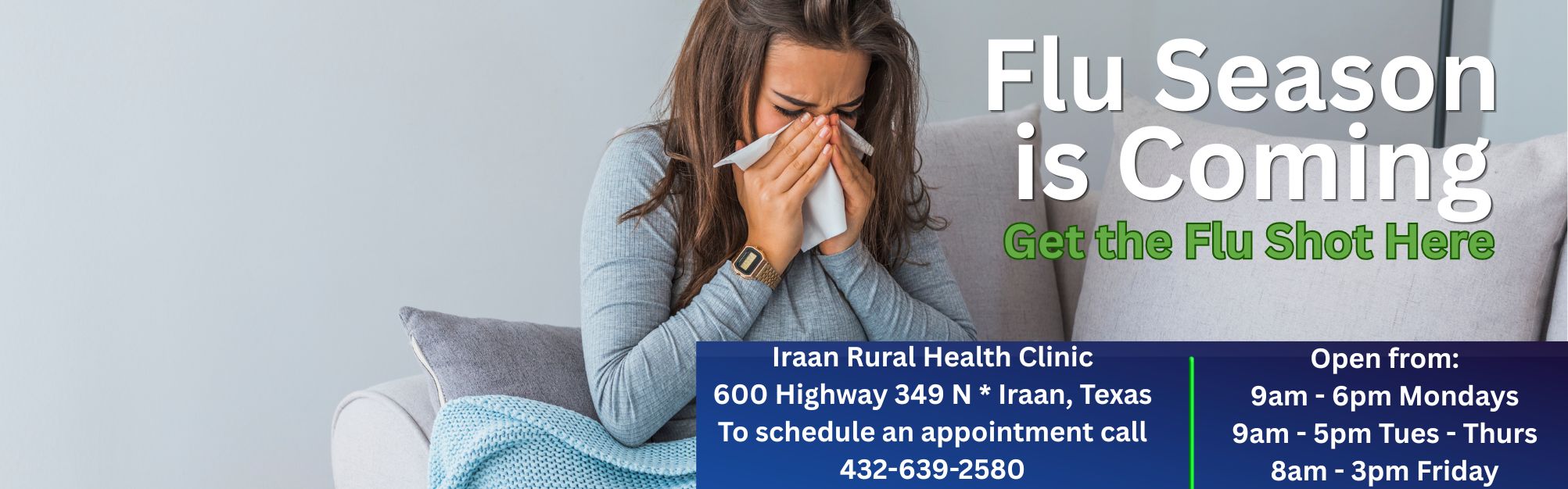 Flu season is coming