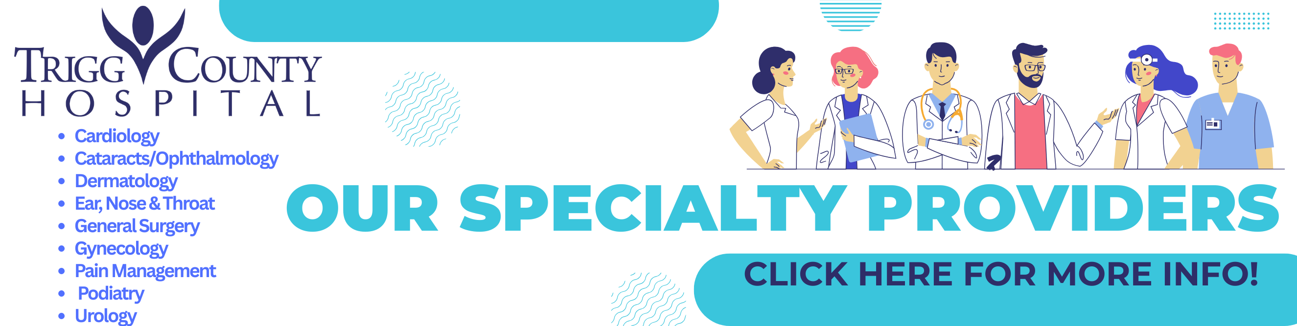Our Specialty Providers.Click here for more info!