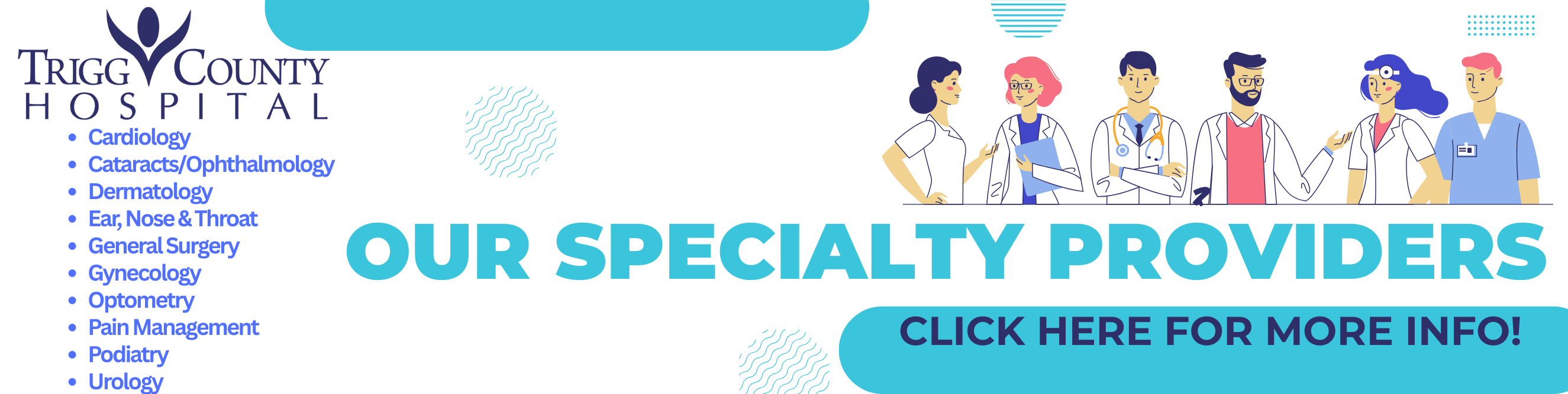 Our Specialty Providers.Click here for more info!