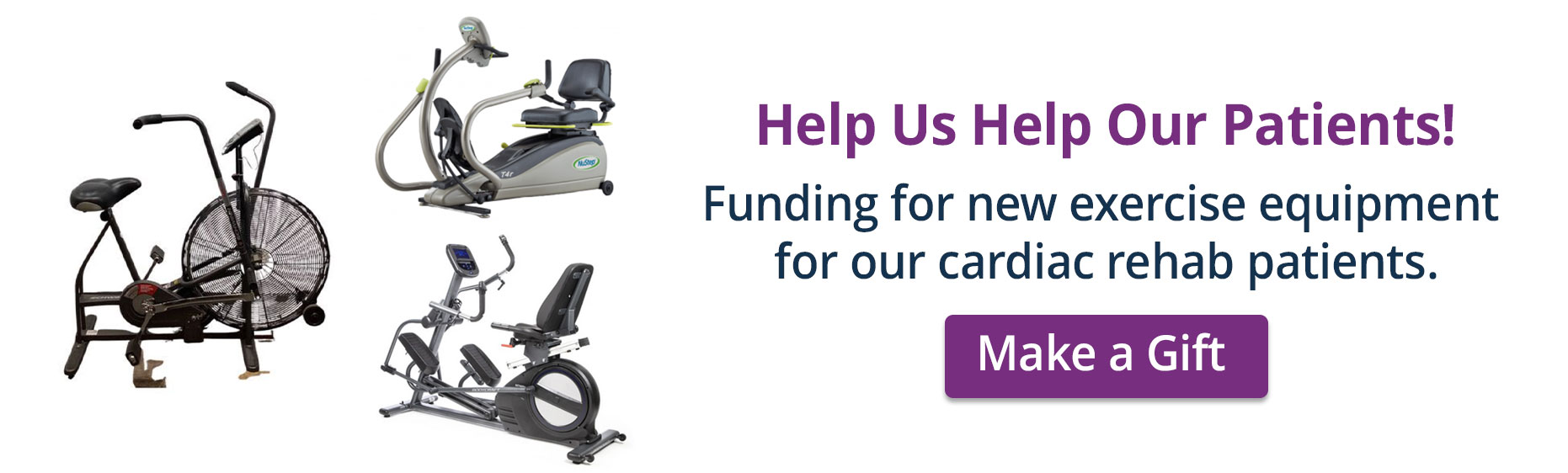 Funding for cardiac rehab equipment