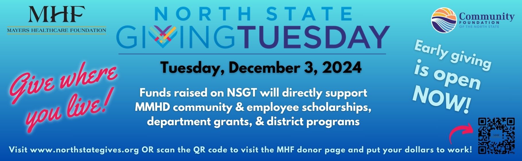 North State Giving Tuesday
December 3, 2024