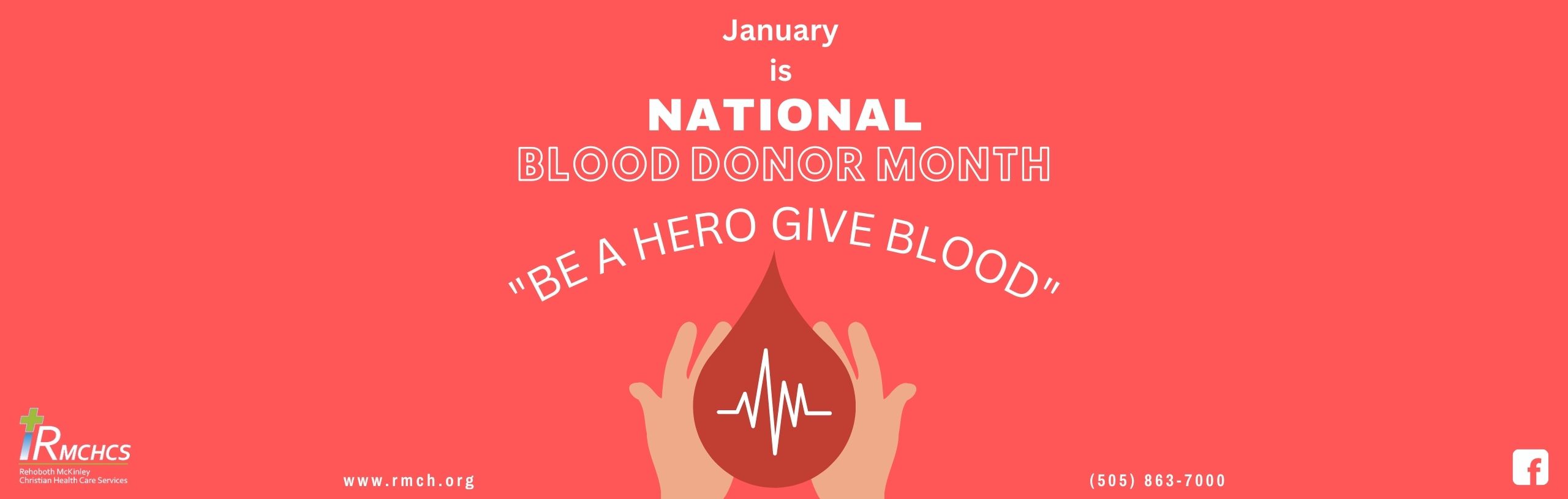 January is National Blood Donor Month
"Be a Hero Give Blood"