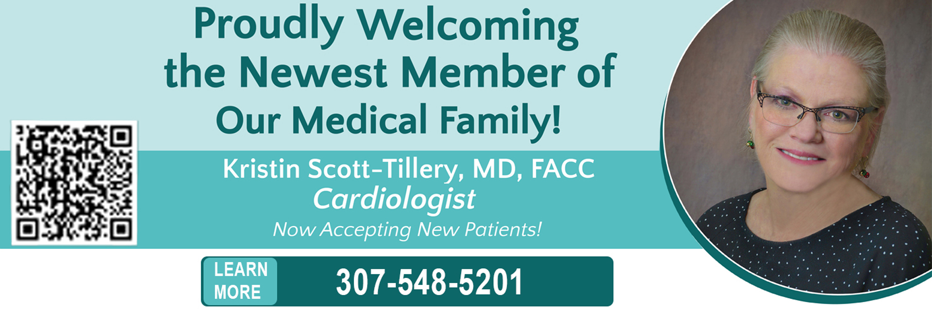 North Big Horn Hospital Clinic welcomes Dr. Kirstin Scott-Tillery, Cardiologist
307-548-5200