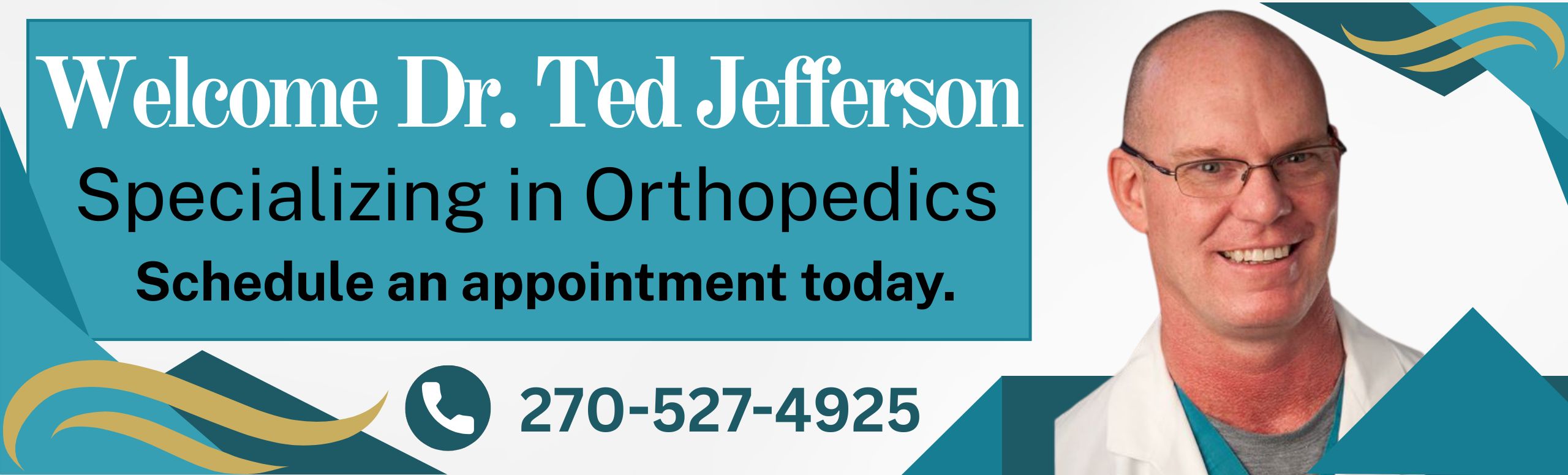 Welcome Ted Jefferson
Marshall County Hospital is pleased to welcome Ted Jefferson