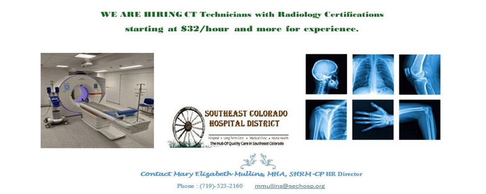 We are hiring CT Technicians with Radiology Certifications starting at $32/Hour and more for experience