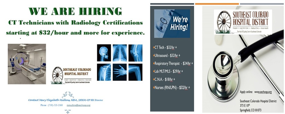 We are hiring CT Technicians with Radiology Certifications starting at $32/Hour and more for experience