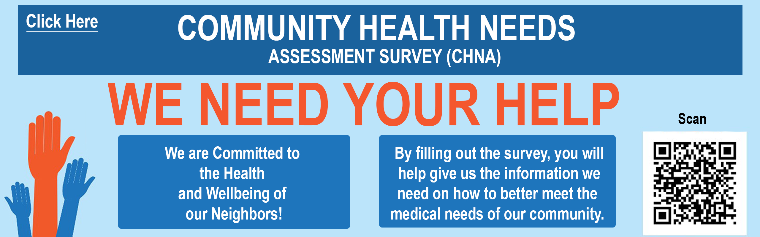 CHNA - We need your help!